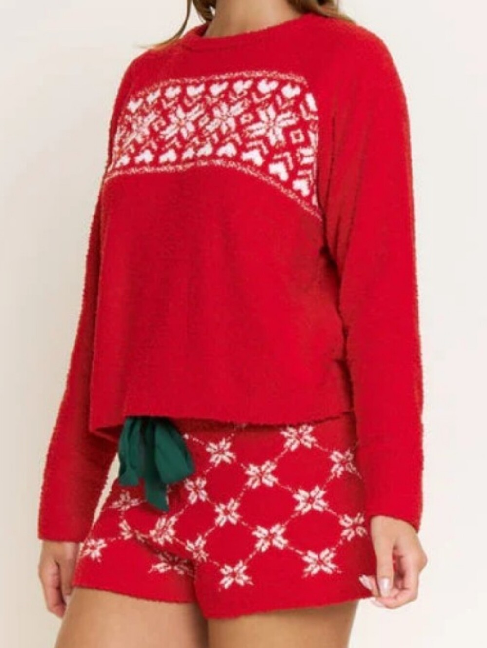 HONEYDEW Snow Angel Sweater & Short Set